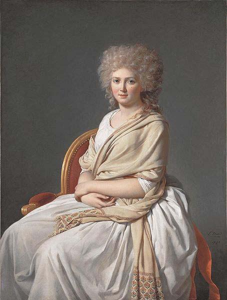 Jacques-Louis David Portrait of Anne Marie Louise Thelusson, oil painting image